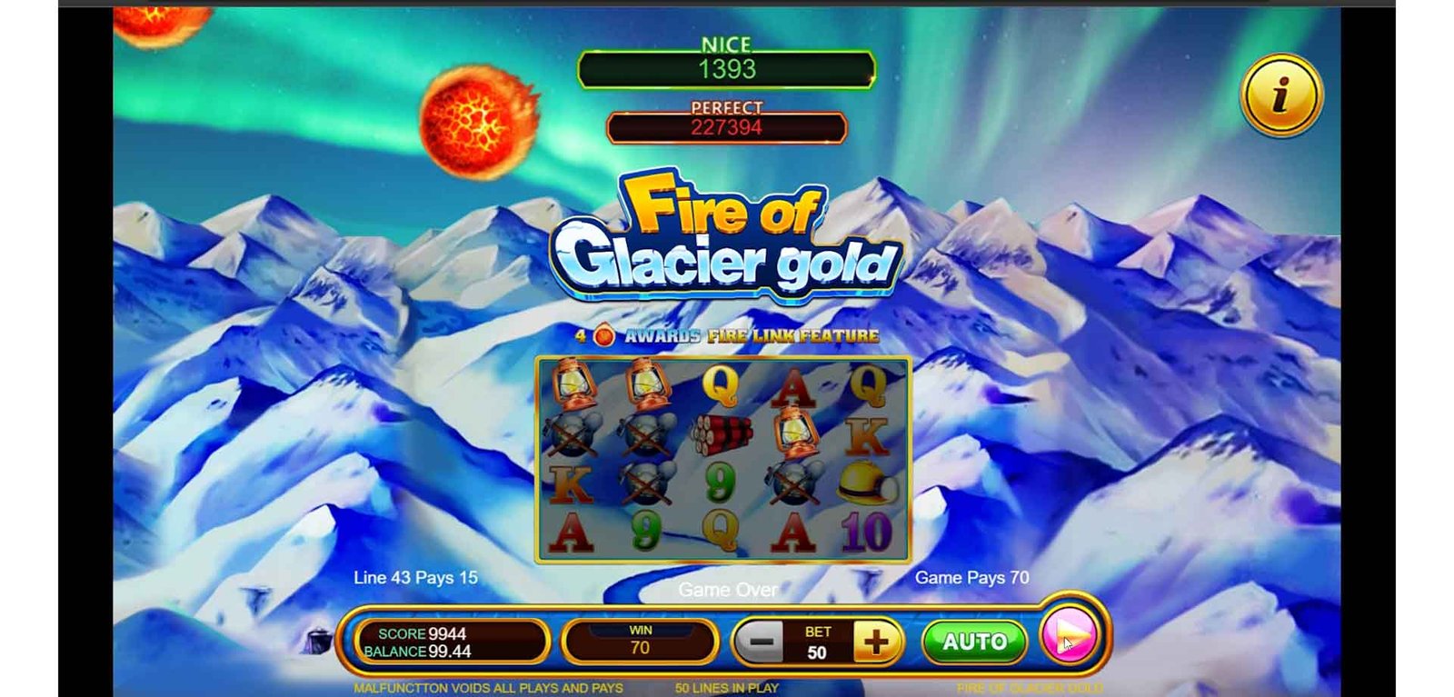 Fire of Glacier Gold 2